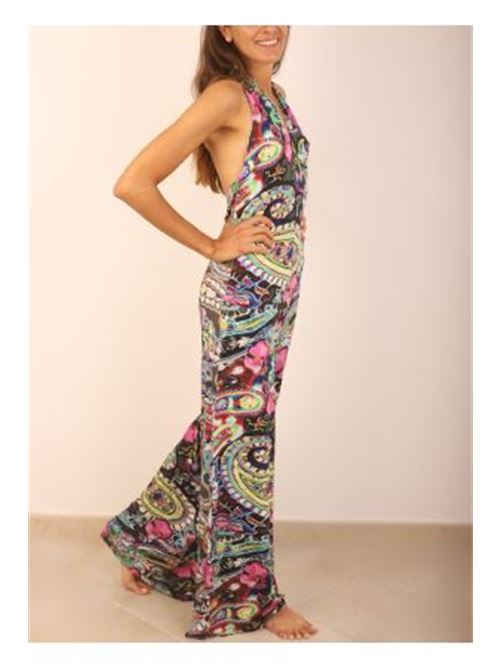 tuta elegante in jersey con fiori Capri Chic | TUTAJERSEYFIORIMULTI